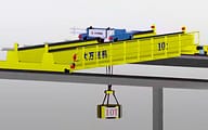 european type double girder overhead crane