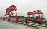Engineering Gantry Crane Used in Concrete Beam Construction Site 1