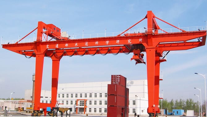 Track type container gantry crane Dafang crane