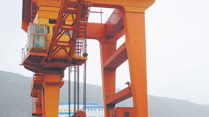 double girder gantry crane Dafang crane 4