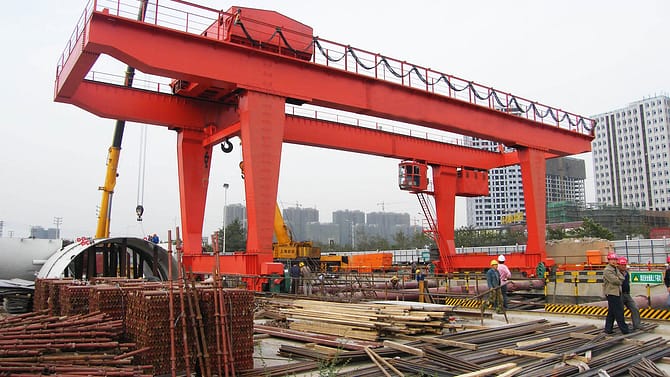 double girder gantry crane Dafang crane 5