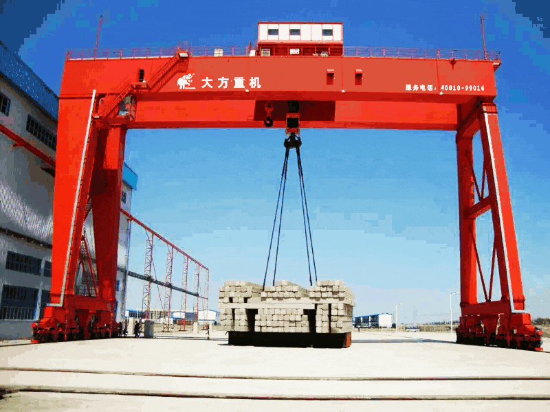MG550t double girder gantry crane project for an overseas company