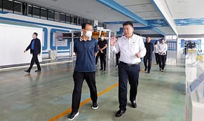 Deng Guoyong and his team investigated in the party building exhibition hall2